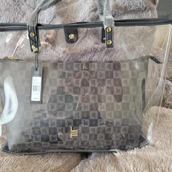 BRAND NEW LONDON FOG TOTE AND INNER BAG - Picture 1 of 9
